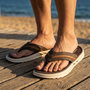 Voir la diapositive 2 : OZABI OZABI Tongs homme confort semelle epaisse antiderapante ete plage