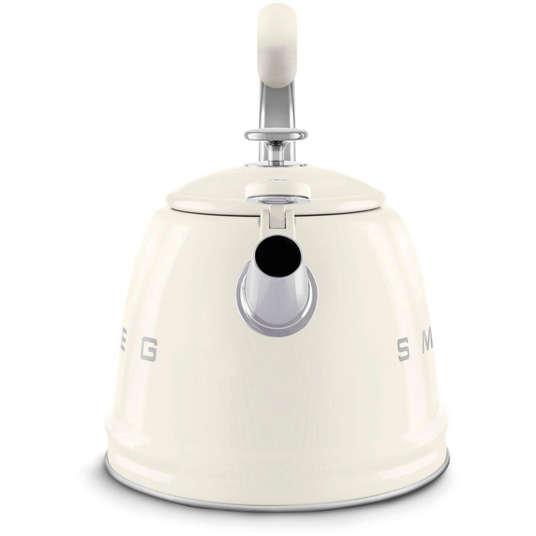 Voir la diapositive 2 : SMEG Bouilloire sifflante 2.3l crème