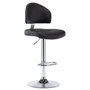 Voir la diapositive 1 : VIDAXL Tabouret de bar Noir Similicuir