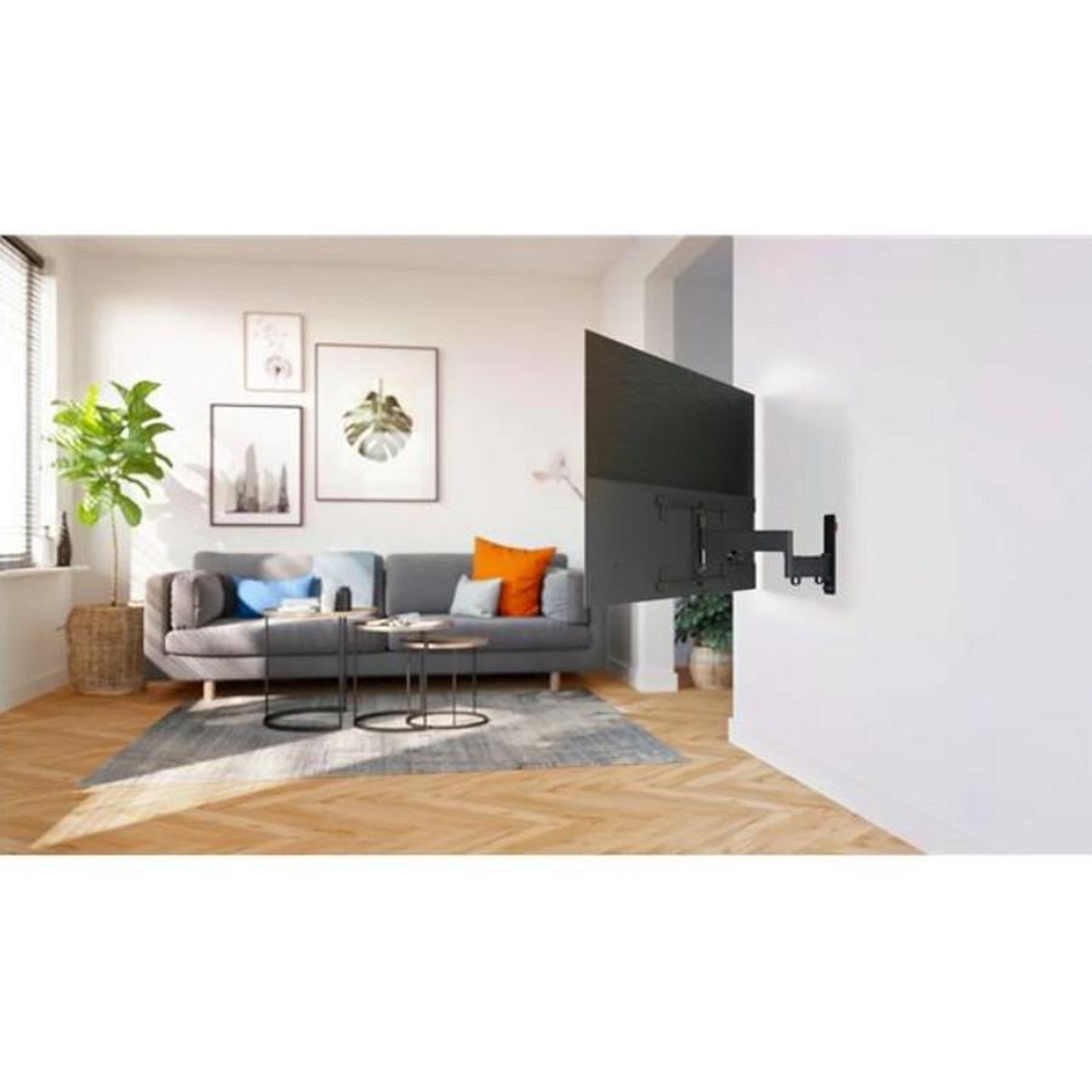 Voir la diapositive 3 : Vogel's Support mural orientable pour écrans 40  à 77  - tvm3665