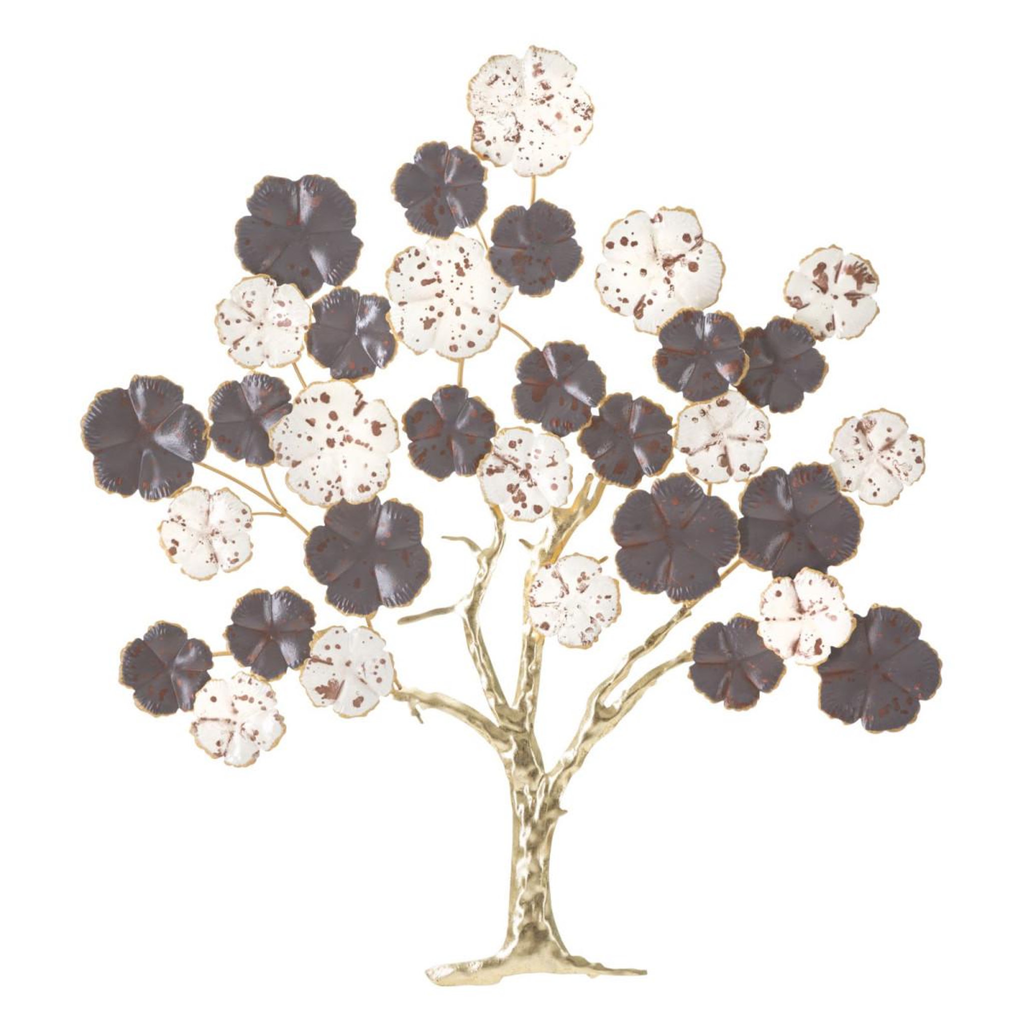 Paris Prix Décoration murale en métal  albero purpy  80cm multicolore