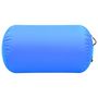 Voir la diapositive 2 : VIDAXL Rouleau gonflable de gymnastique avec pompe 100x60 cm PVC Bleu