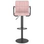 Voir la diapositive 3 : VIDAXL Tabouret de bar Rose Velours