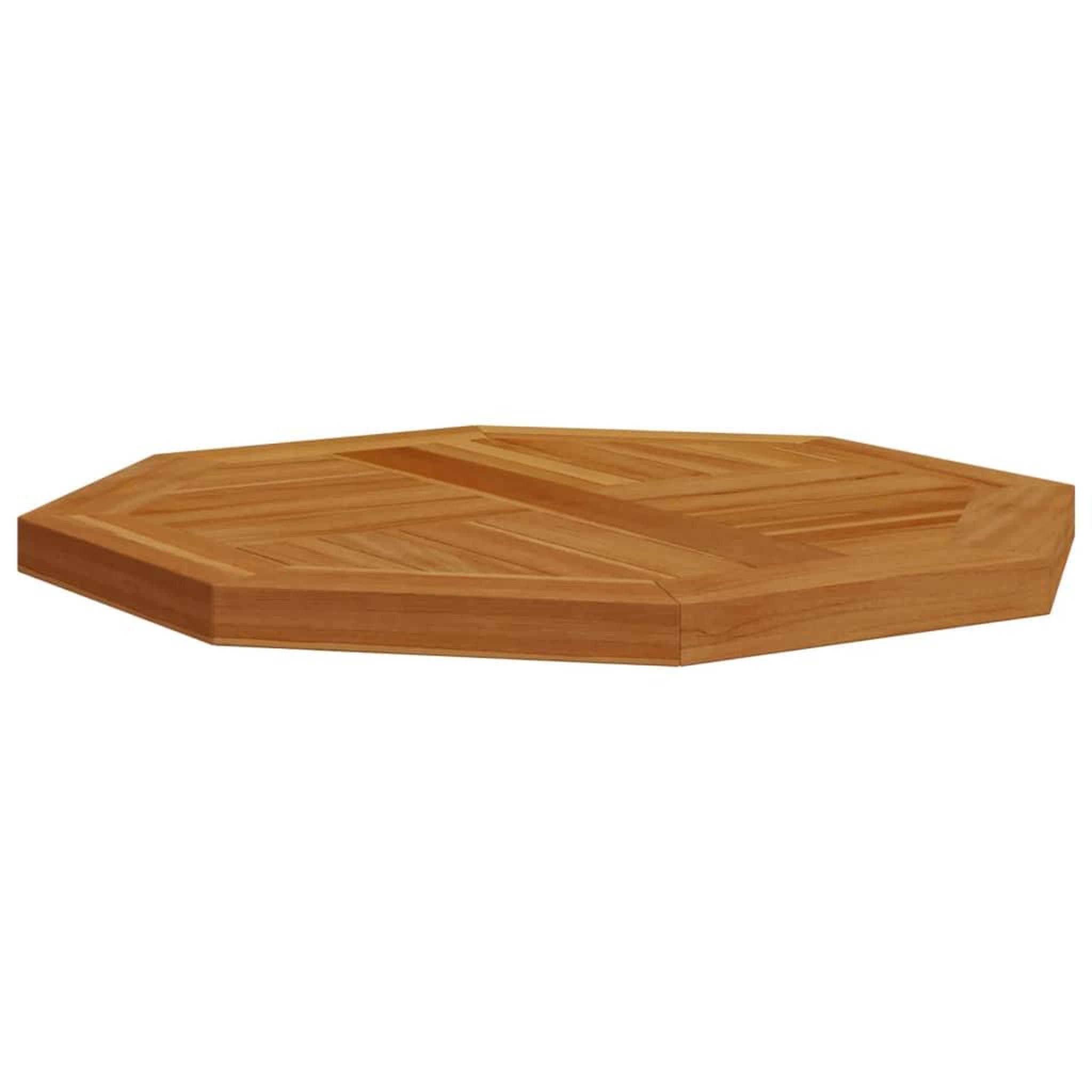Voir la diapositive 4 : VIDAXL Dessus de table 50x50x2,5 cm octogonal bois de teck massif