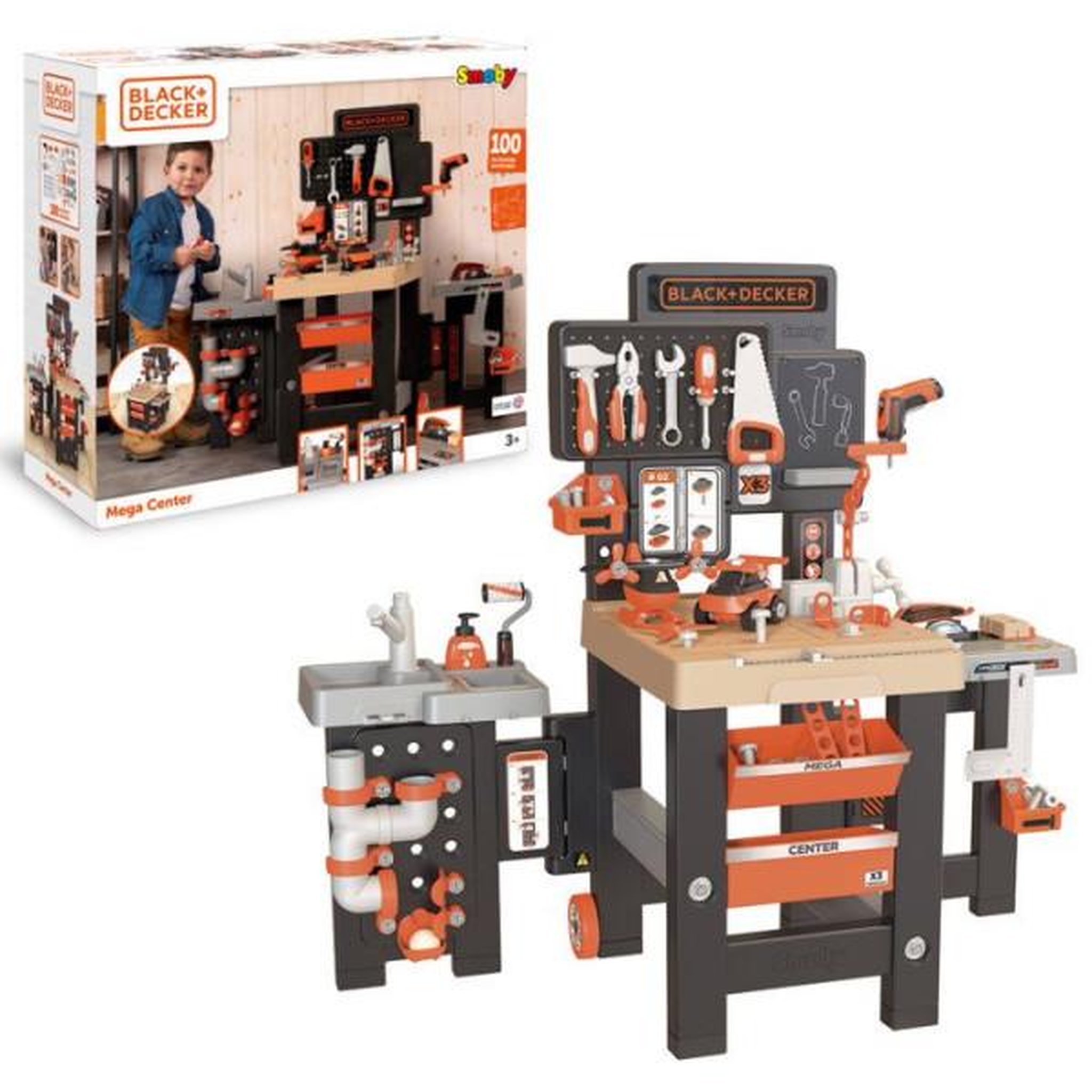 Voir la diapositive 5 : SMOBY Smoby - b+d mega center - des 3 ans - fabriqué en france