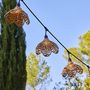 Voir la diapositive 2 : Lumisky Guirlande lumineuse raccordable FLOWER Marron Caoutchouc 6m