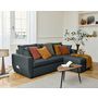 Voir la diapositive 6 : BEST MOBILIER Astoria - canapé d'angle réversible 4 places - convertible avec coffre - en simili