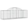 Voir la diapositive 3 : VIDAXL Paniers a gabions arques 30 pcs 200x50x60/80 cm fer galvanise