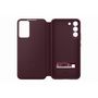 Voir la diapositive 4 : Samsung Etui S22+ Clear View bordeaux