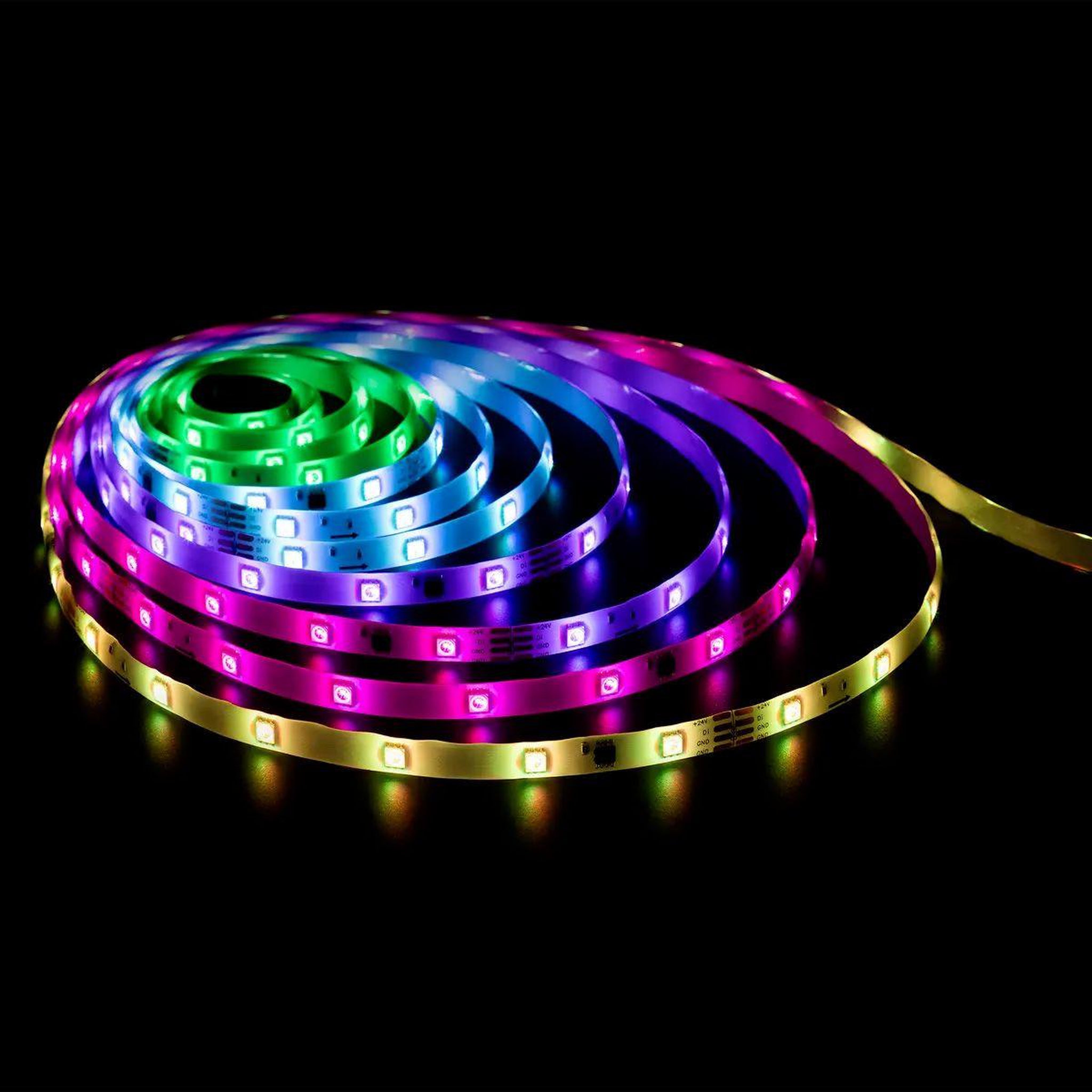 Voir la diapositive 3 : ATMOSPHERA Ruban 150 led  prise secteur  500cm blanc