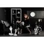 Voir la diapositive 4 : Paris Prix Horloge Murale Design  Gahy  40cm Argent