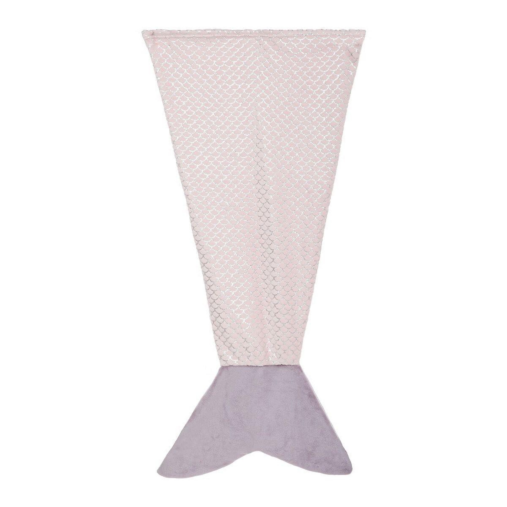Voir la diapositive 1 : Atmosphera Kids Plaid Flanelle Enfant  Sirène  65x130cm Rose