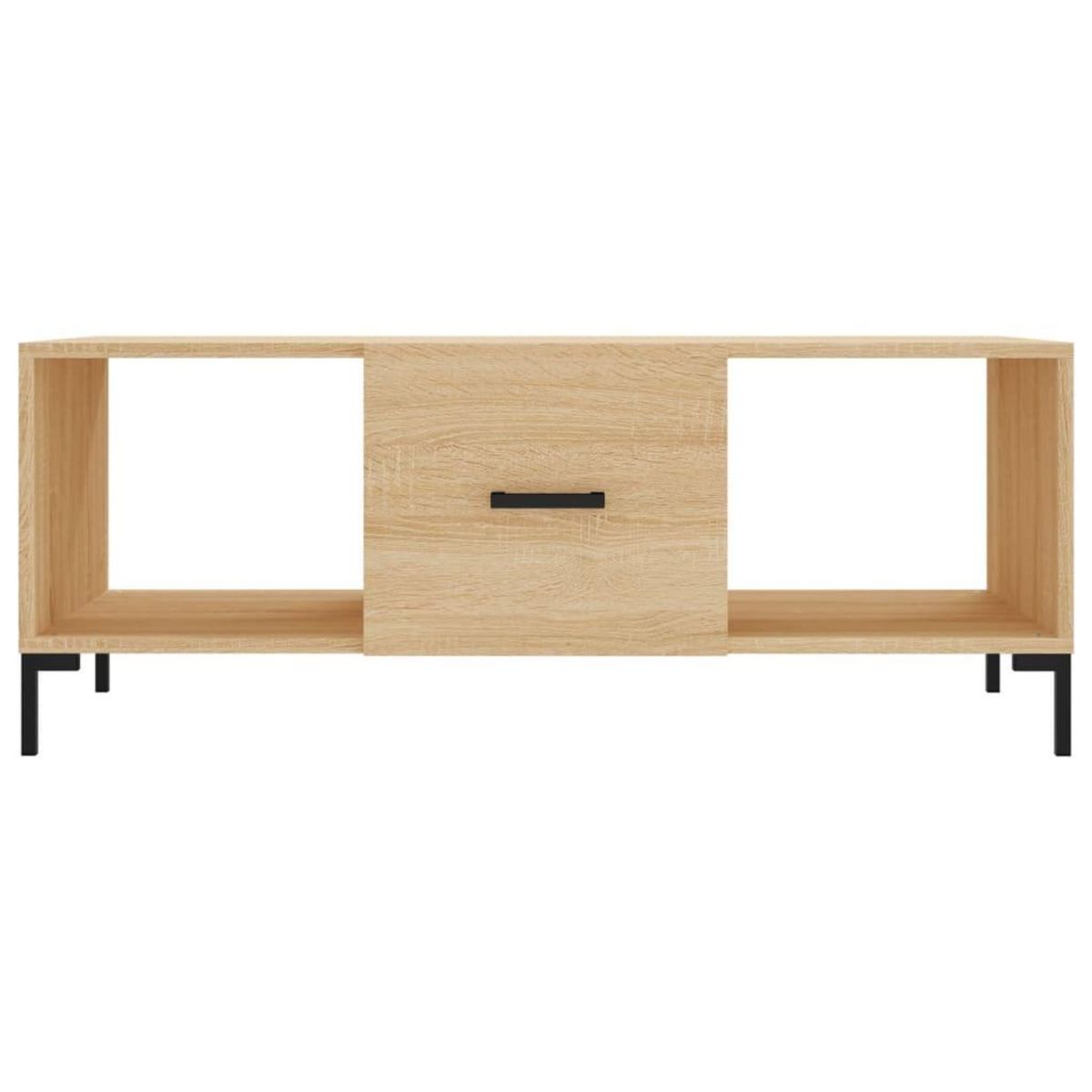 VIDAXL Table basse chene sonoma 102x50x40 cm bois d'ingenierie