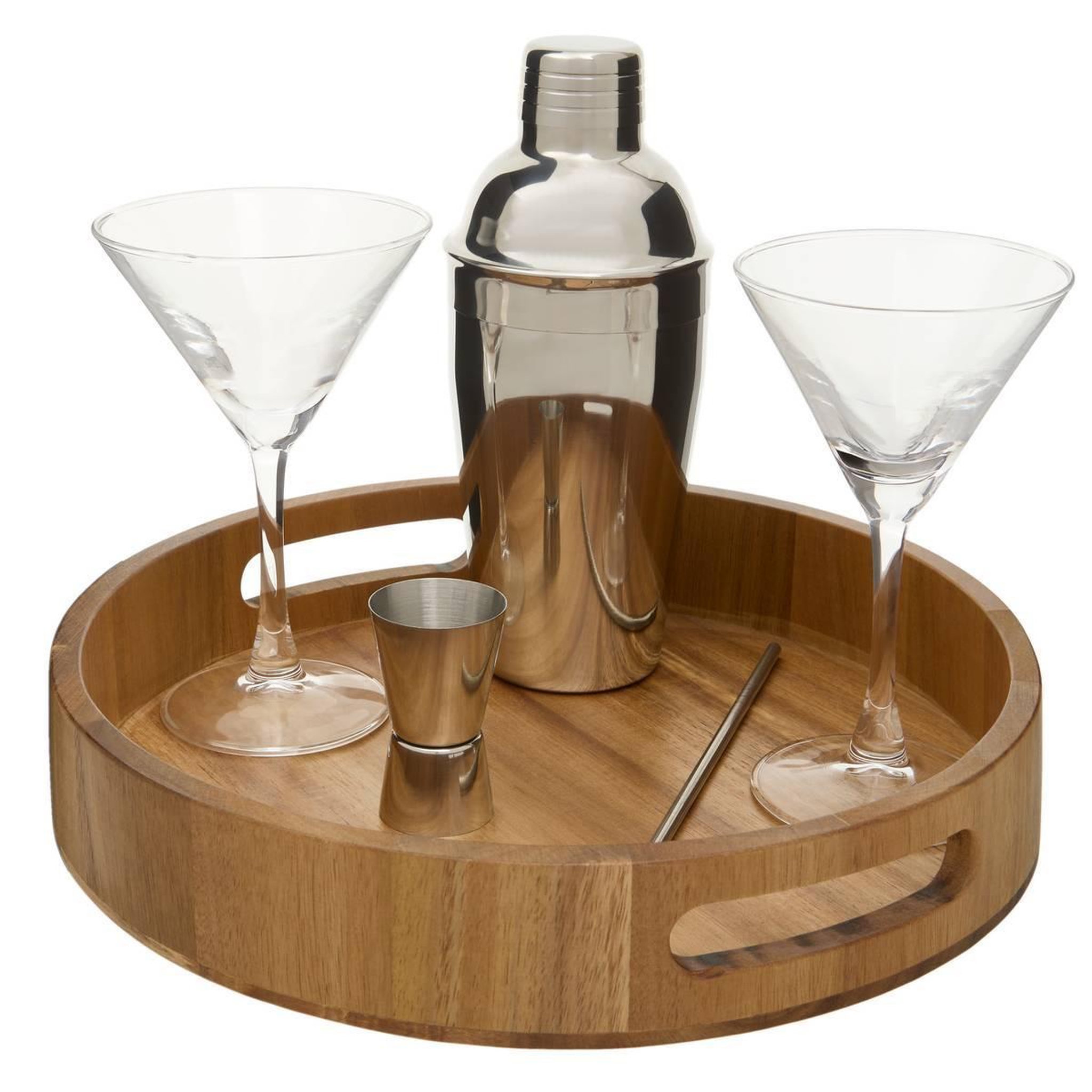 SECRET DE GOURMET Coffret cocktail 6 pièces  jules  29cm marron