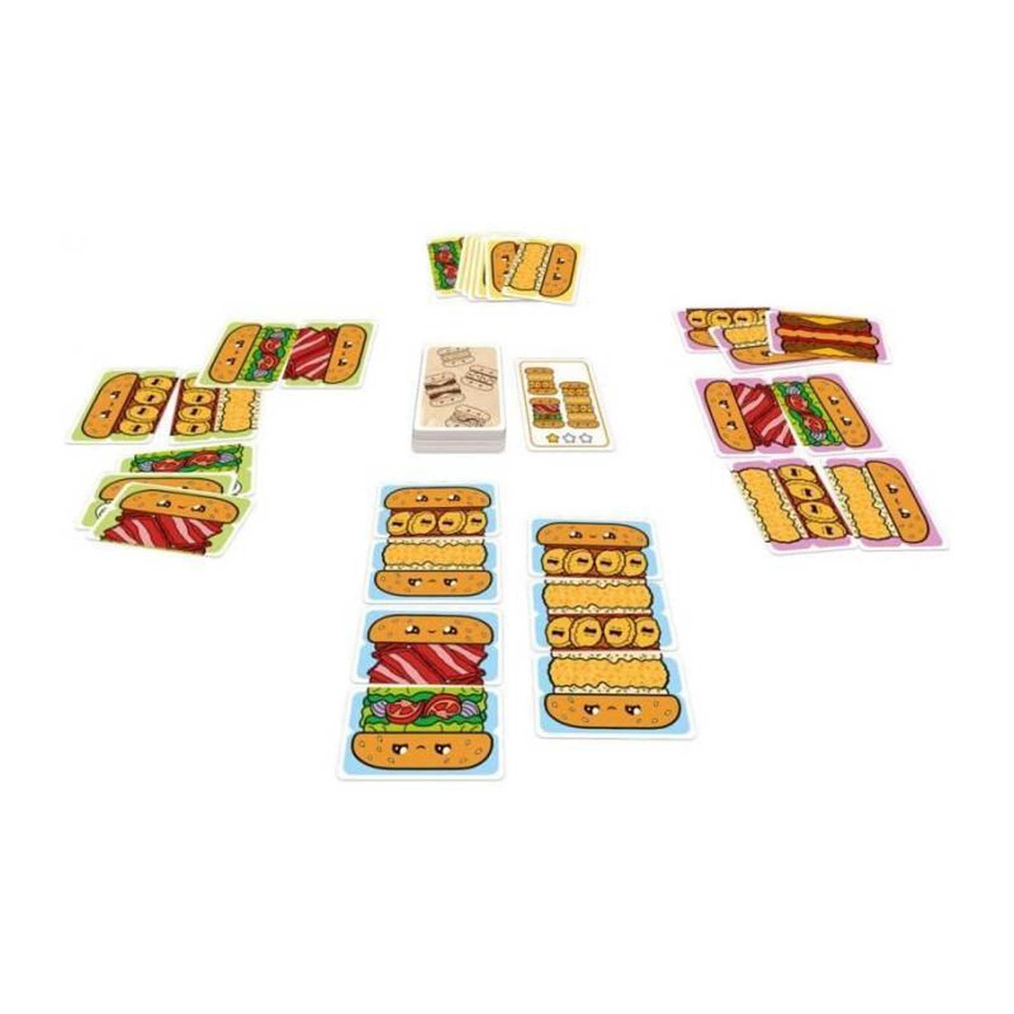 Voir la diapositive 3 : Asmodee Burger ASAP - Asmodee - Jeu de rapidité - Des 7ans