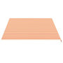 Voir la diapositive 4 : VIDAXL Tissu de remplacement pour auvent Jaune et orange 4,5x3,5 m