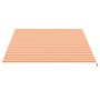 Voir la diapositive 4 : VIDAXL Tissu de remplacement pour auvent Jaune et orange 4,5x3,5 m