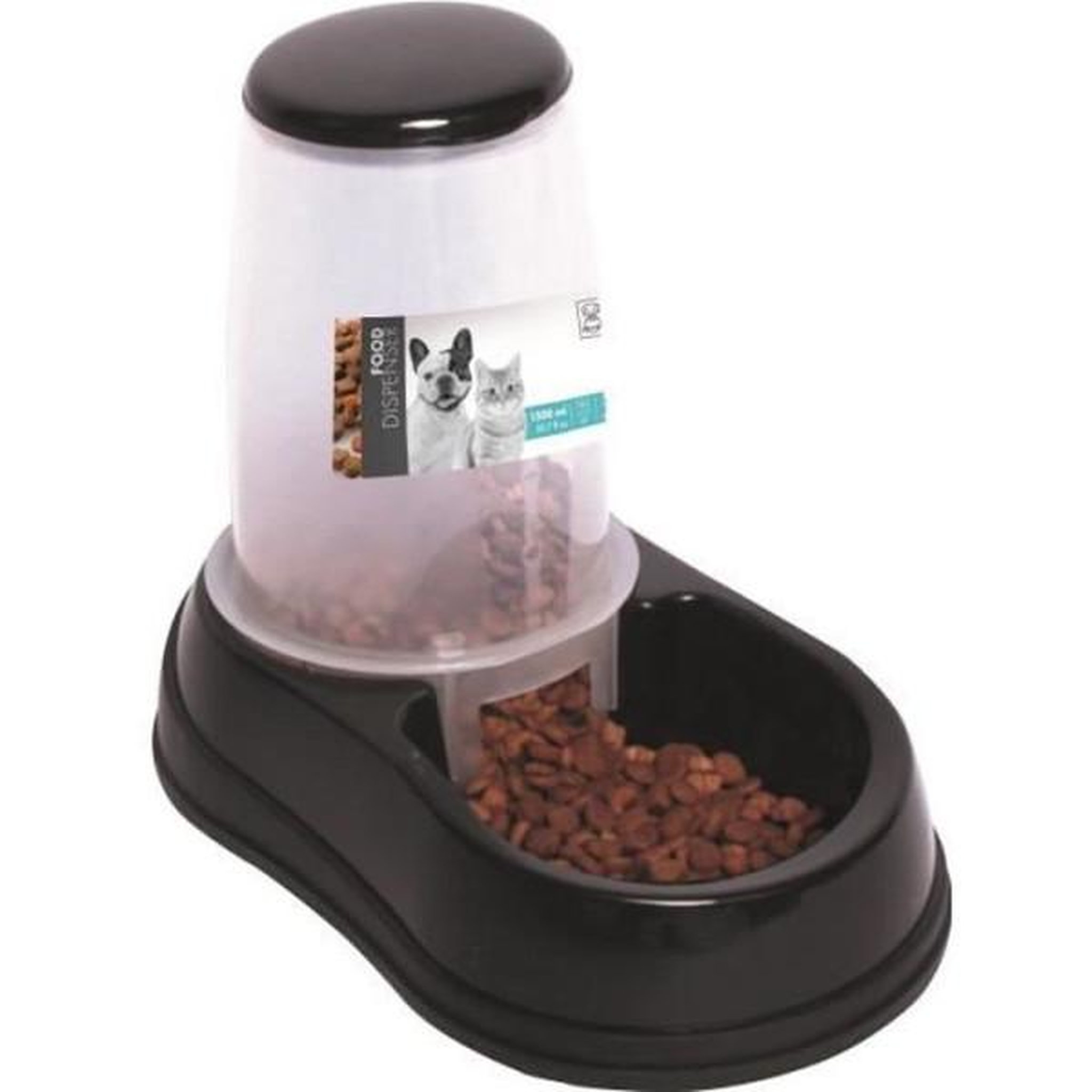 M PETS MPETS Distributeur de croquettes FOOD DISPENSER - Pour chat et chien - 1500ml - Bleu