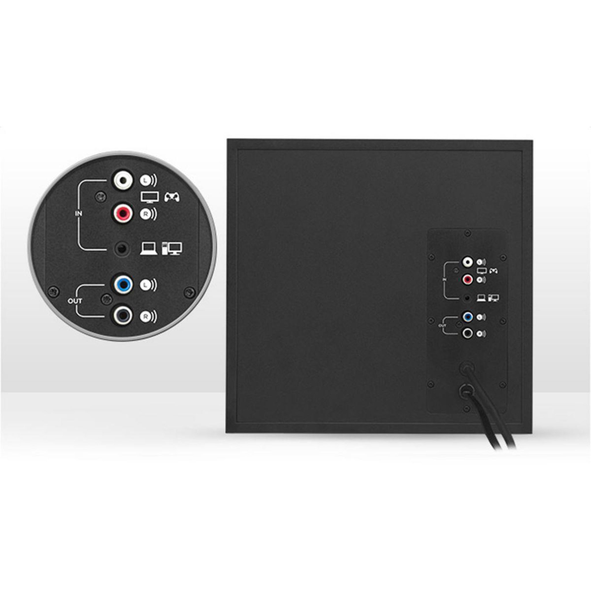 Voir la diapositive 4 : Logitech Enceinte PC Z533 2.1 Dark