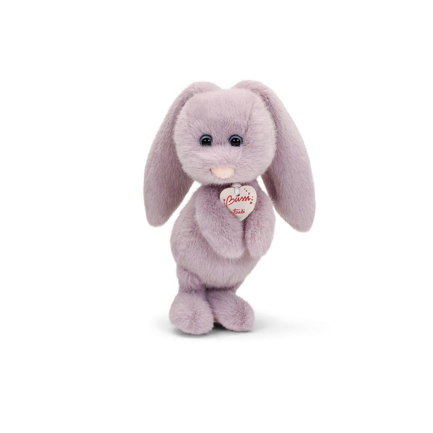 Peluche lapin rose 21 cm