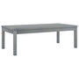 Voir la diapositive 1 : VIDAXL Table basse 100x50x33 cm Gris Bois d'acacia solide