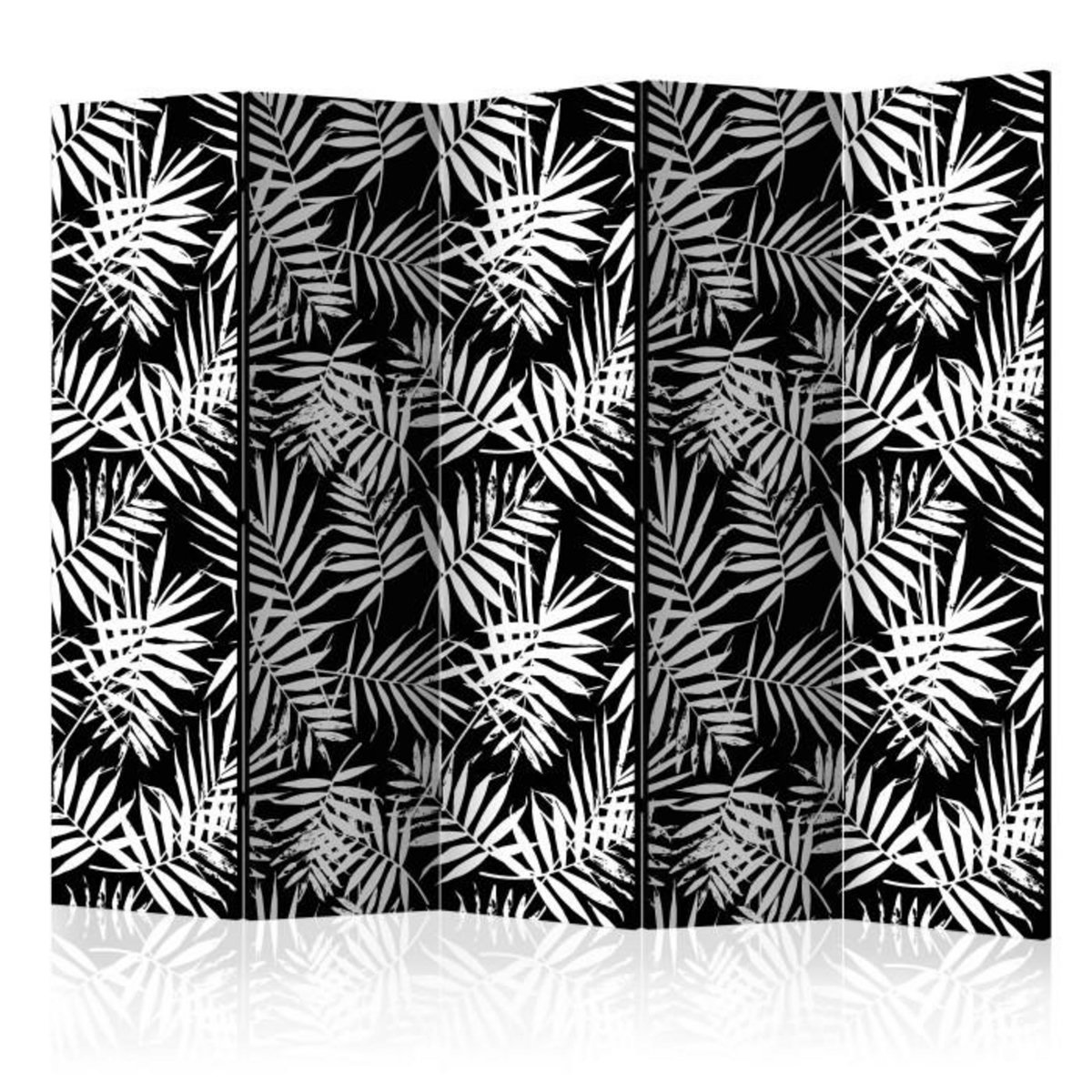Paris Prix Paravent 5 Volets  Black & White Jungle  172x225cm