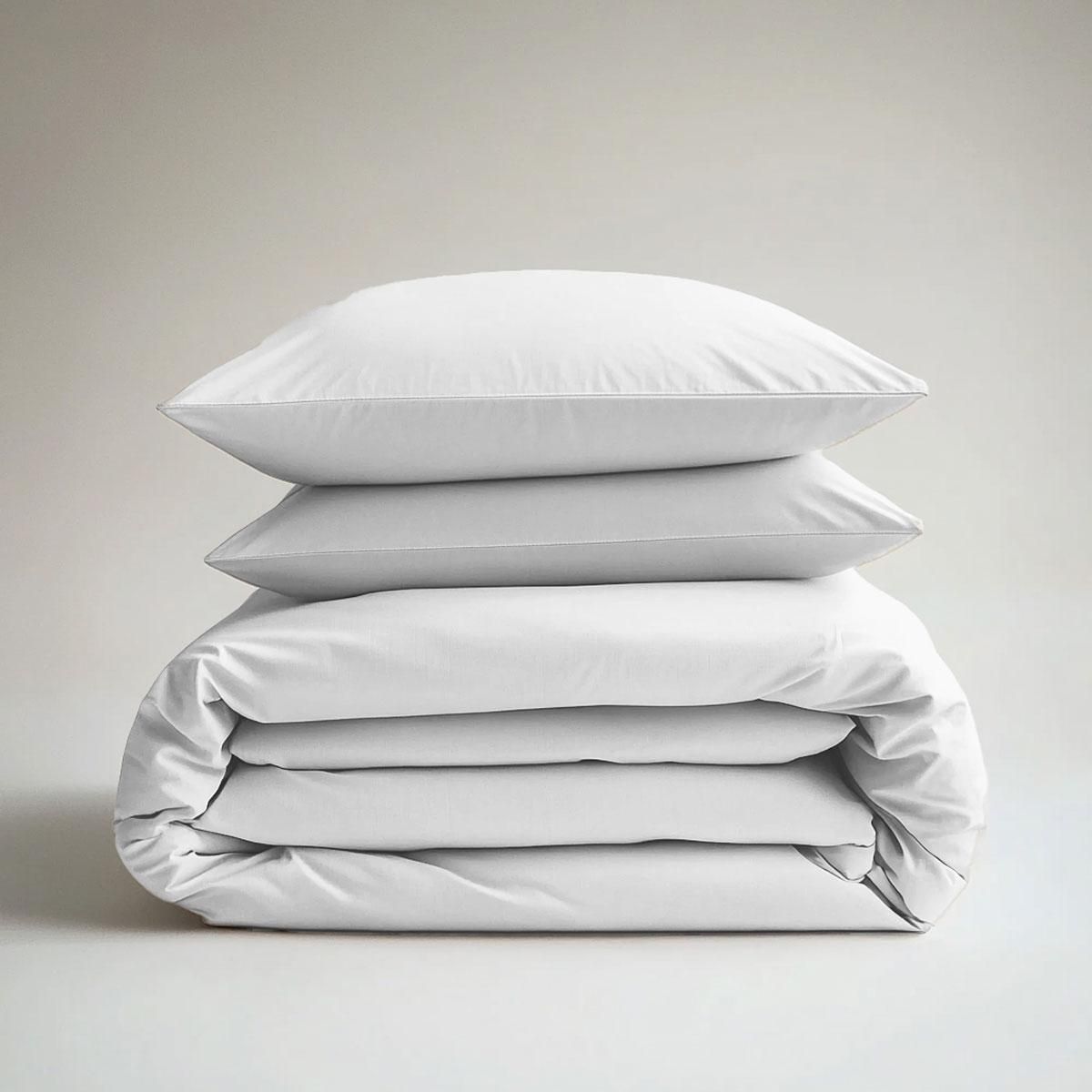 DODO Housse de couette Coton Antibactérien Blanc