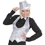 WIDMANN Gilet Sequin Argent - Cabaret - M