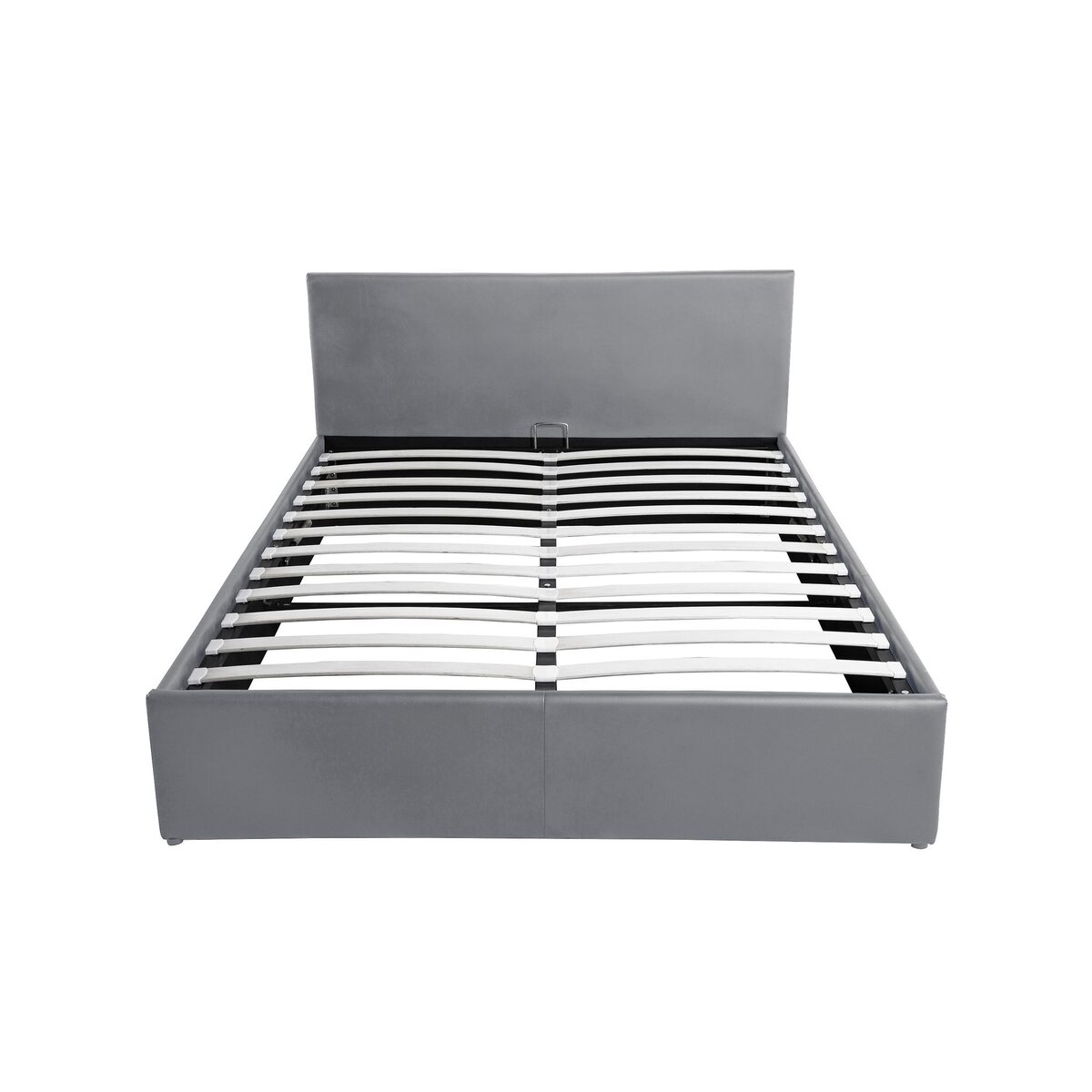 Lit coffre 140x190 cm sommier inclus avec tête de lit WILLOW