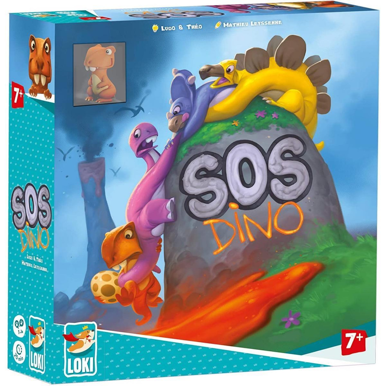 Jeu d’ambiance Loki 51474loki – Coopératif SOS Dino, Aidez les Dinosaures