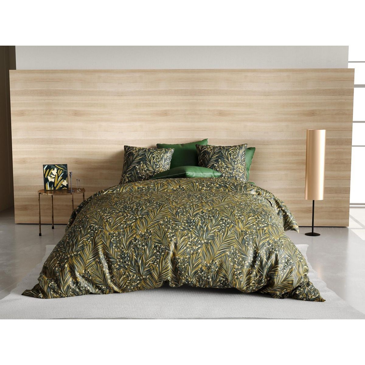 Les Ateliers du Linge Parure De Couette 3pcs 260x240cm 100% Coton Bio 57 Fils/cm2-nava