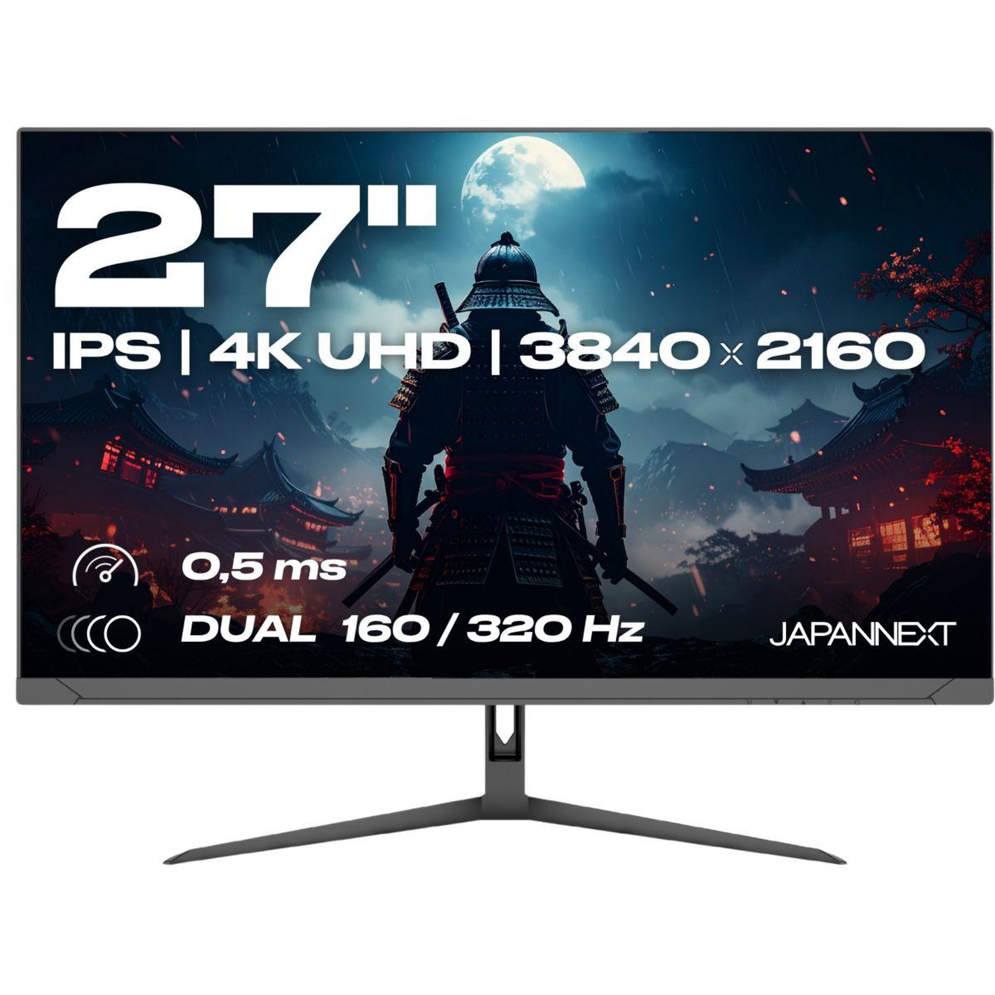 Voir la diapositive 2 : JAPANNEXT Ecran pc gamer jn-ips27g1632uf 27'' ips 4k 160 hz 160 hz