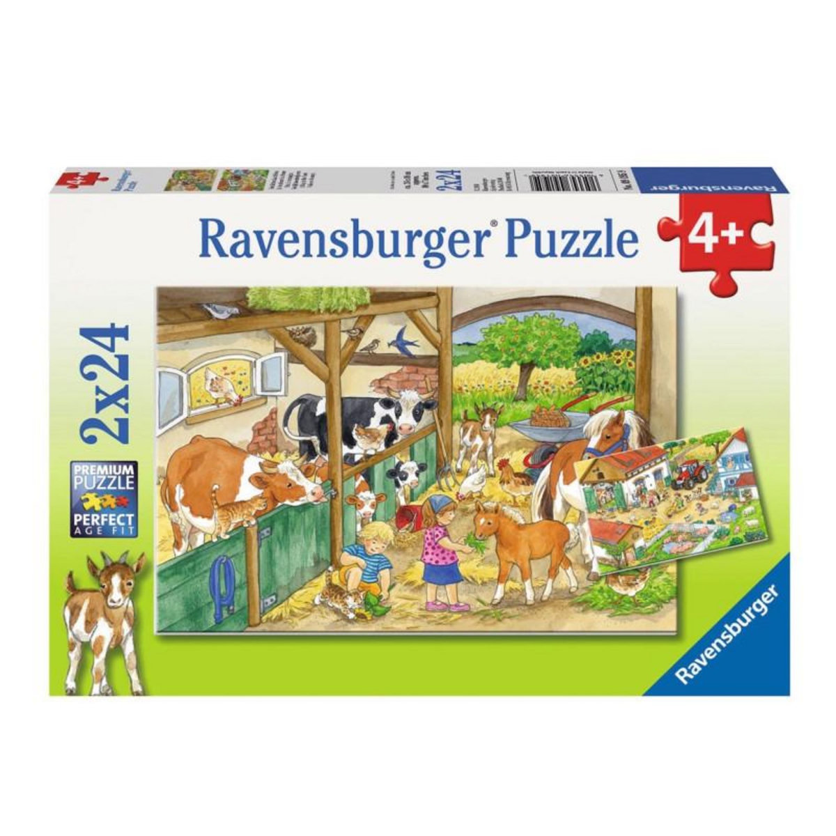 RAVENSBURGER RAVENSBURGER Merry Farm life, 2 x 24st.