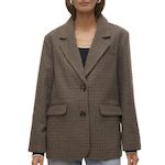 Vero Moda Blazer Pied poule  Femme Vero  oda Julie. Coloris disponibles : Marron