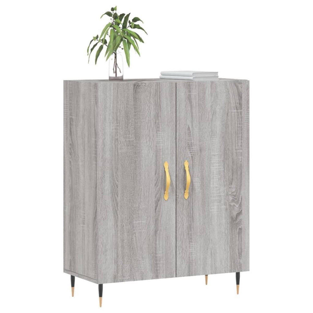 VIDAXL Buffet sonoma gris 69,5x34x90 cm bois d'ingenierie