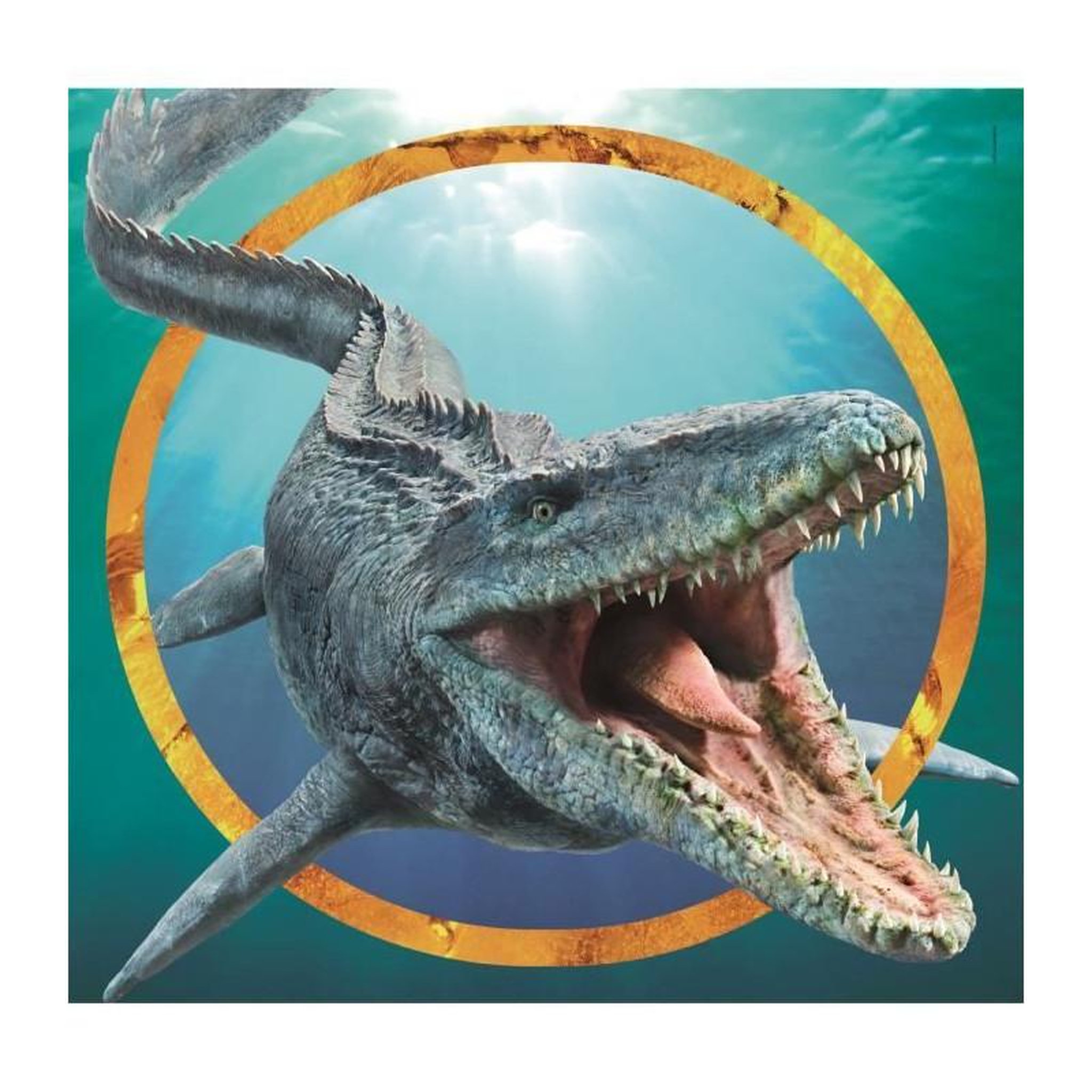 Voir la diapositive 3 : CLEMENTONI Set de 3 puzzles enfant 3x48 pièces – Jurassic World – Clementoni