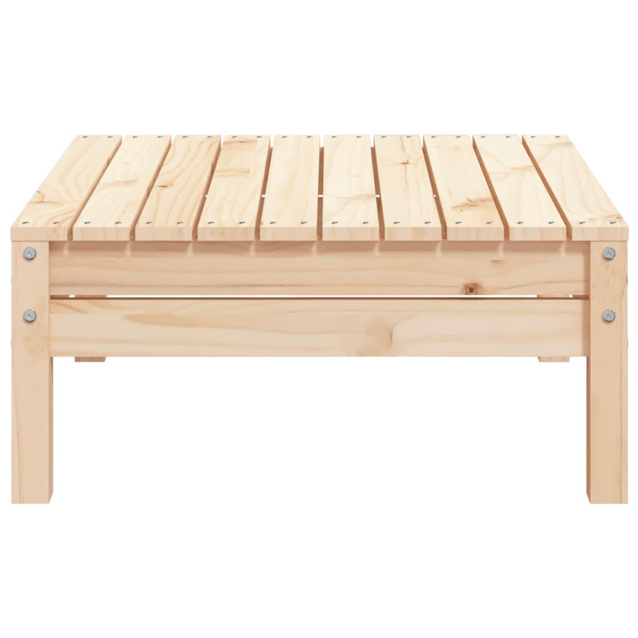 Voir la diapositive 5 : VIDAXL Repose-pied de jardin bois de pin massif