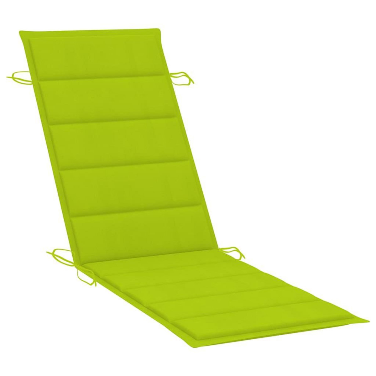VIDAXL Chaise longue de jardin avec table et coussin Bois d'acacia