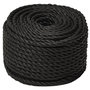 Voir la diapositive 2 : VIDAXL Corde de travail Noir 10 mm 250 m polypropylene