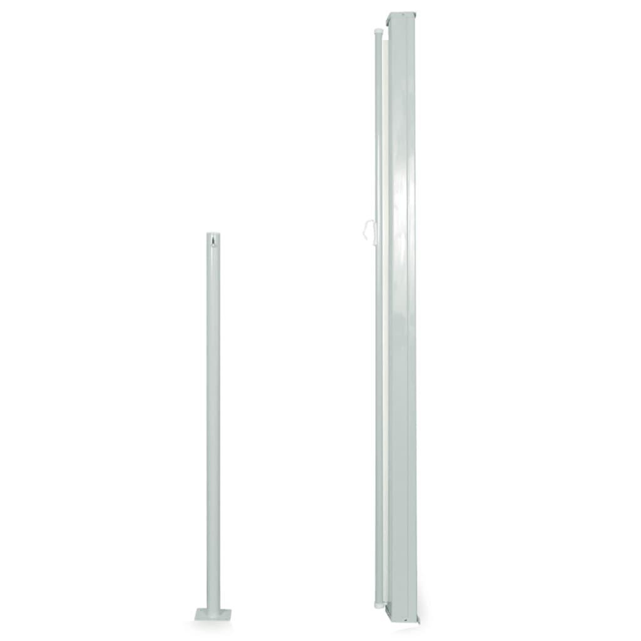 Voir la diapositive 3 : VIDAXL Auvent lateral retractable de patio 160x300 cm Creme