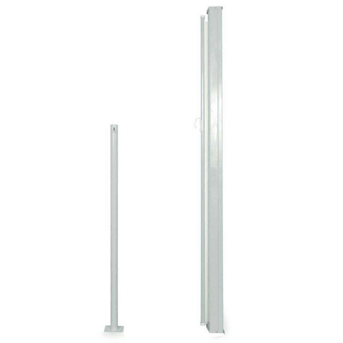 VIDAXL Auvent lateral retractable de patio 160x300 cm Creme