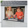 Voir la diapositive 4 : Kidkraft Maisonnette cabne pour enfant en bois LAKESIDE Blanc