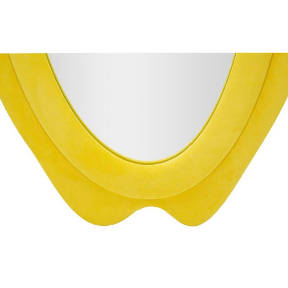 Paris Prix Miroir Mural en Velours  Chanel  160cm Jaune