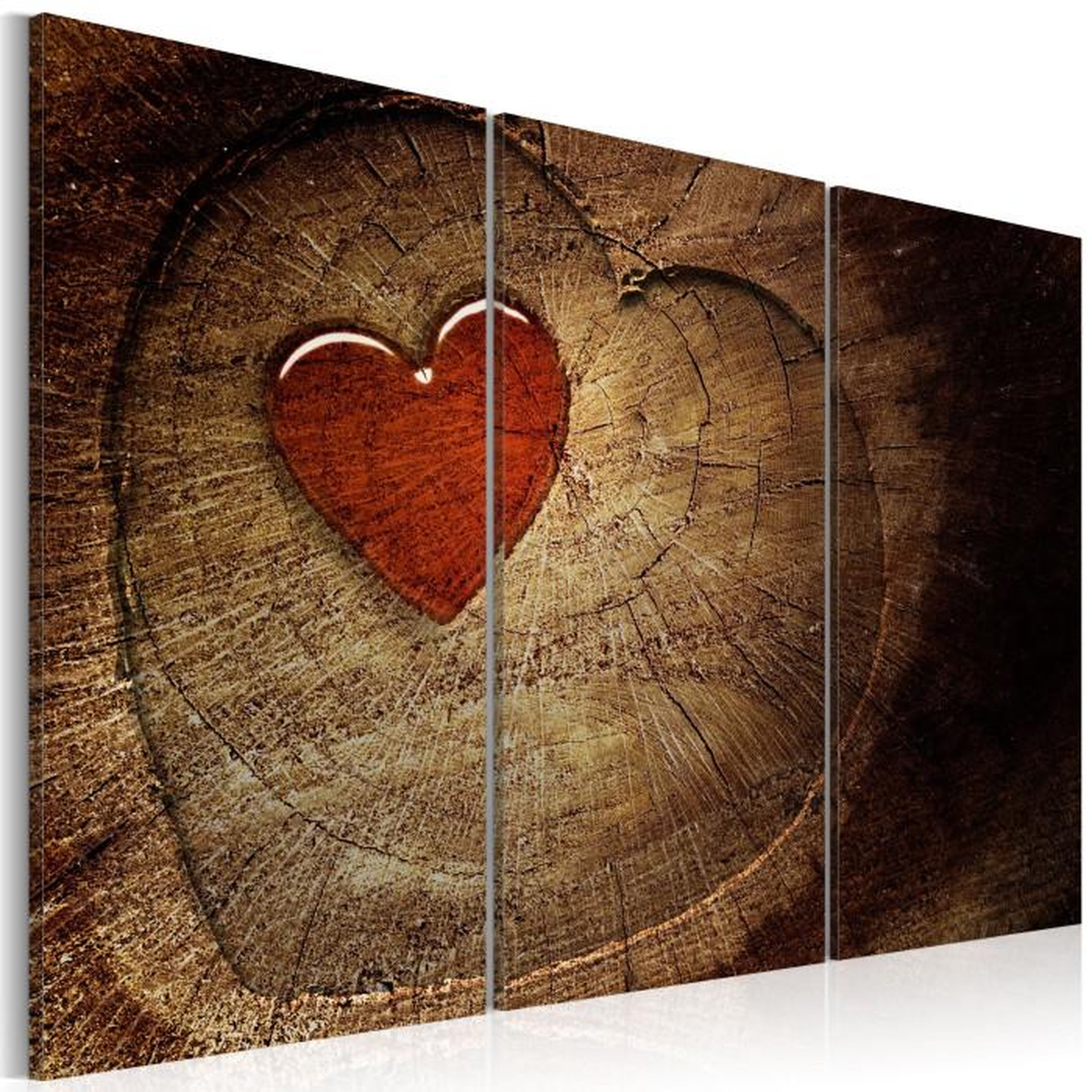 Paris Prix Tableau 3 Panneaux  Ancien Amour Ne Rouille Pas. Coloris disponibles : Multicolore