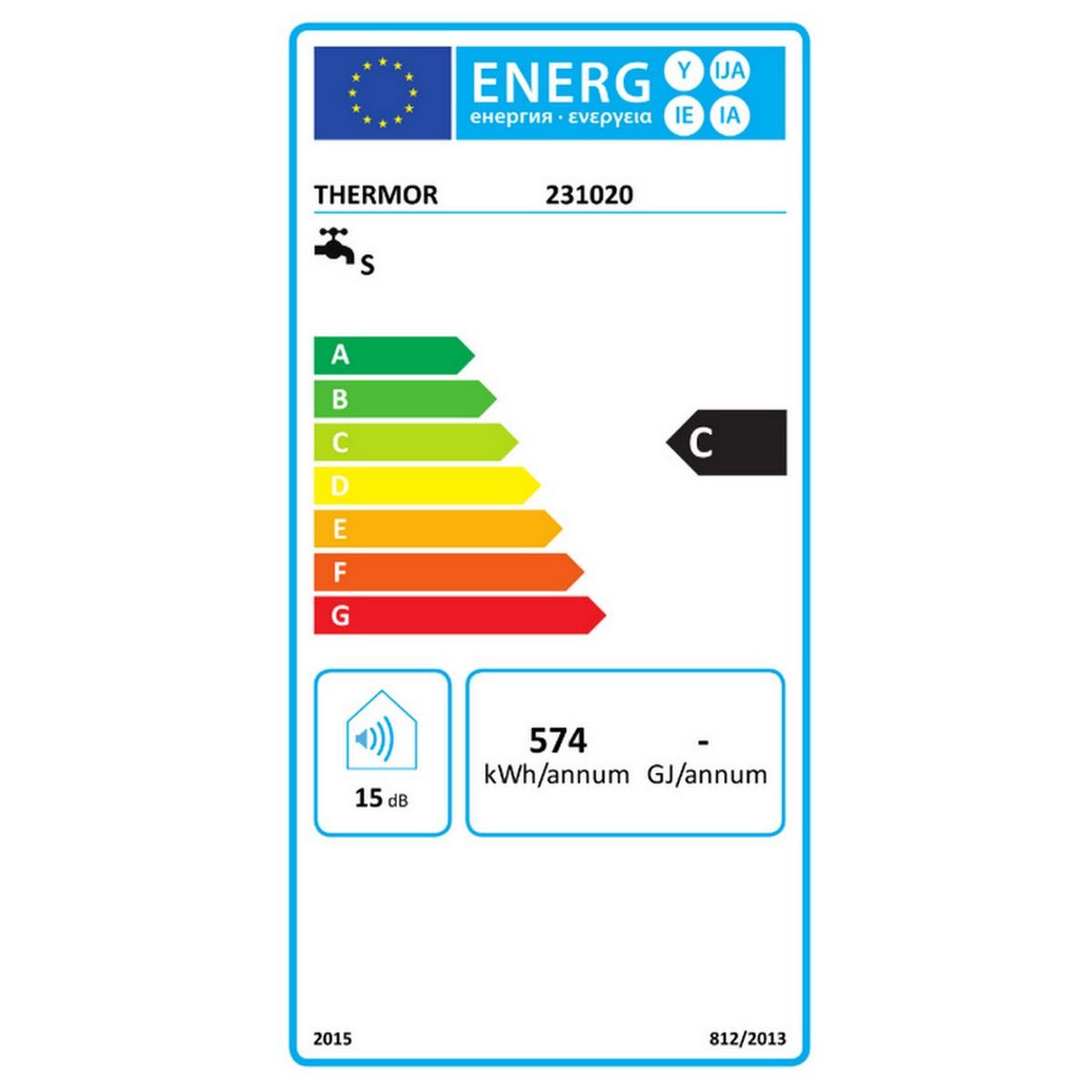 Voir la diapositive 2 : Thermor Chauffe-eau électrique sur évier 30l - 231020