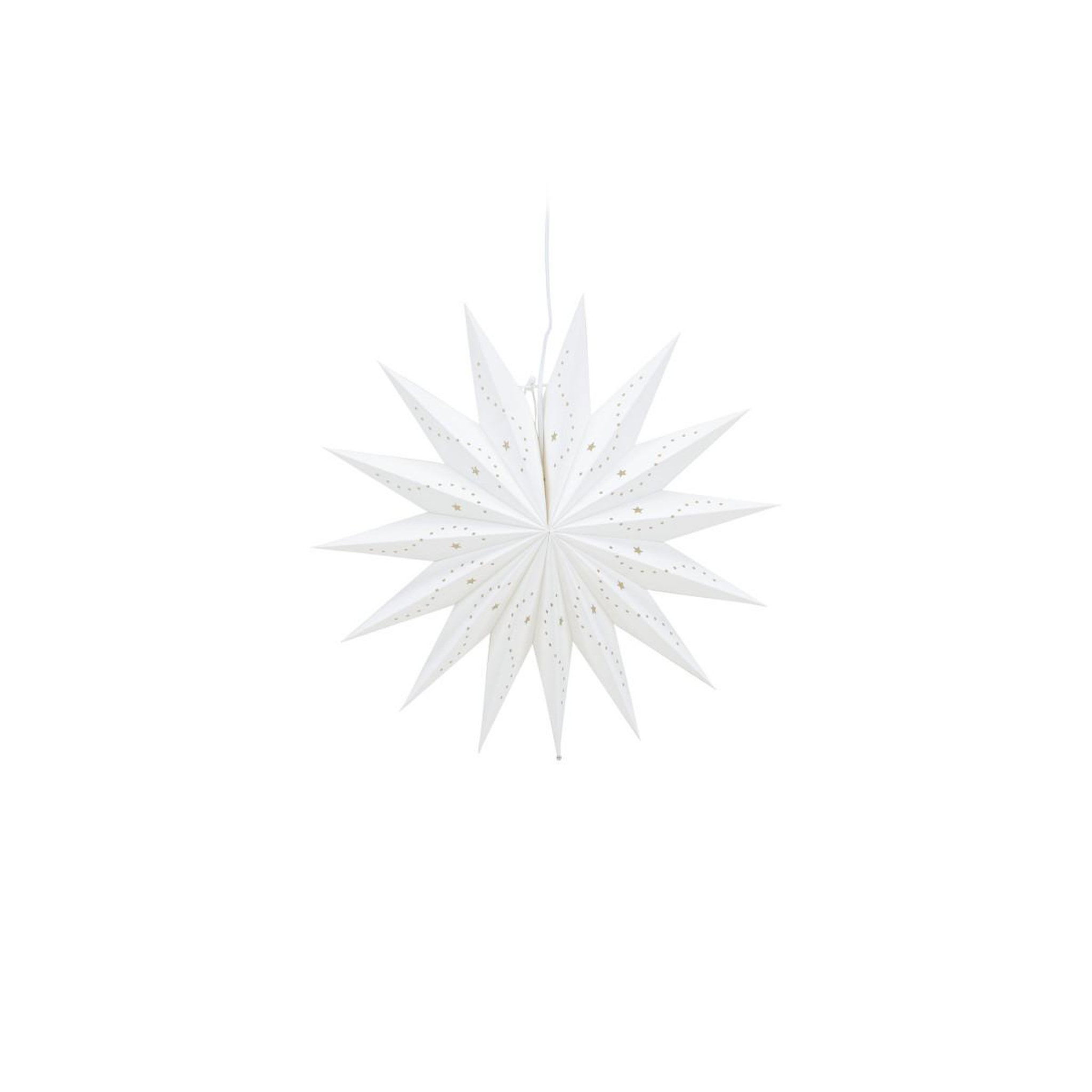 Voir la diapositive 2 : Paris Prix Lampe Suspension Déco  Lindvallen  51cm Blanc