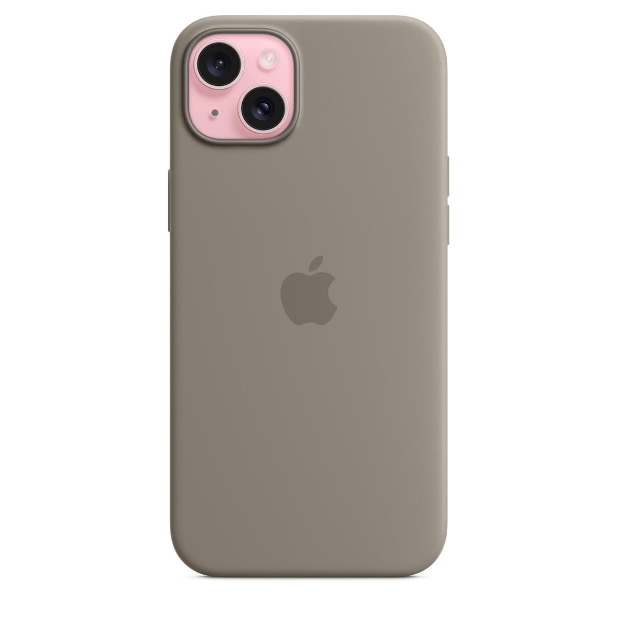 APPLE Apple Coque en silicone avec MagSafe pour iPhone 15 Plus Argile