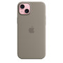 Voir la diapositive 3 : APPLE Apple Coque en silicone avec MagSafe pour iPhone 15 Plus Argile
