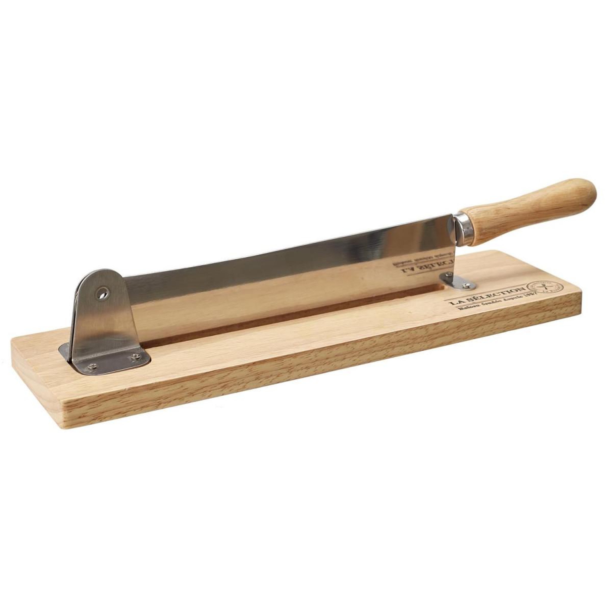 COOK CONCEPT Trancheuse à pain bois & inox  2 en 1  37cm naturel