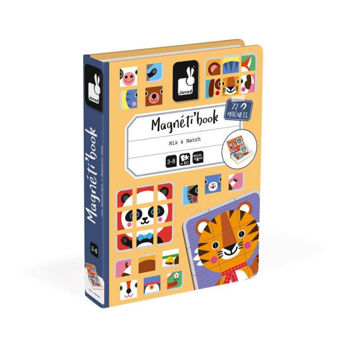 JANOD Jeu éducatif magnétique Janod Magneti book Mix et Match